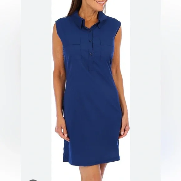 NWT! Reel Legends Womens Sleeveless Mariner Print
Red, White & Blue Dress Size M - Picture 4 of 15